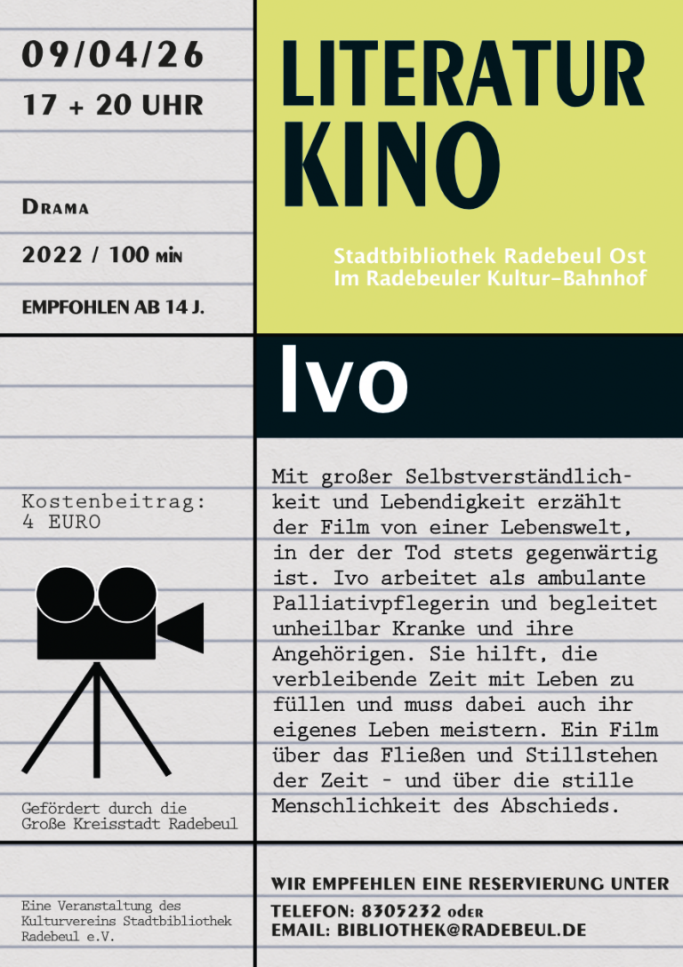 Literaturkino im April